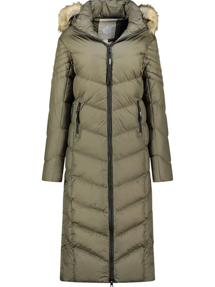 Wintermantel "Capucine" kaki