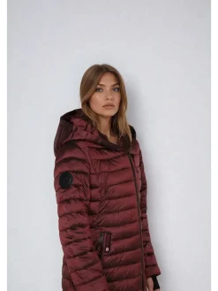 Wintermantel rood