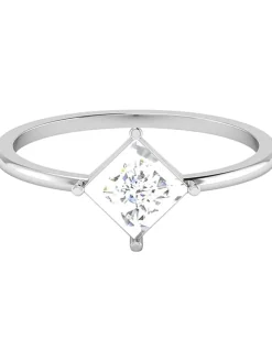 Witgouden ring met diamanten