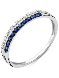 Witgouden ring met diamanten