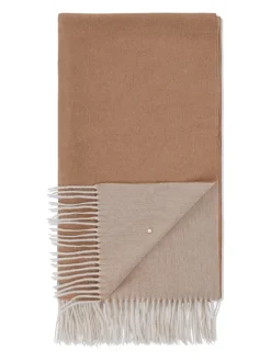 Wollen sjaal "Classic" crème/beige - (L)250 x (B)65 cm