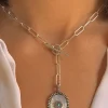 Zilveren ketting met hanger - (L)39 cm