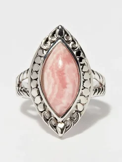 Zilveren ring "Clamato" met edelsteen