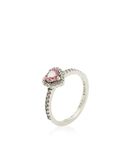 Zilveren ring met edelstenen