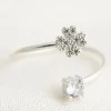 Zilveren ring met edelstenen