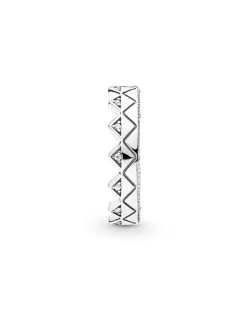 Zilveren ring met zirkonia's