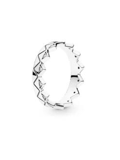 Zilveren ring met zirkonia's