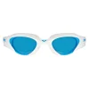 Zwembril blauw/wit